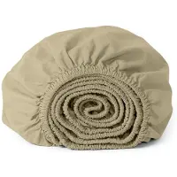 Yumeko Hoeslaken Percal Katoen 140x200 Groen - Eco, Bio & Fairtrade