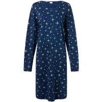 Mey Lange mouwen nachthemd Serie Polar Sky Deep Marine | Maat 40