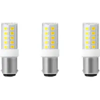 SPL Ba15d LED Lamp 3.5W - Neutraal Wit - 380lm - LED Buislamp T17 - 3 Stuks