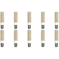 SPL Ba15d LED Lamp 6W - Neutraal Wit - 840lm - LED Buislamp T18 - 10 Stuks