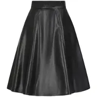 Banned Retro - Rockabilly Midirok - Daphne Skirt - XS tot XXL - voor Vrouwen - zwart - Maat XXL