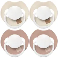 Difrax 2x Fopspeen Prime Glow Dynamic 6-18 Mnd Ivory Blush 2 Stuks