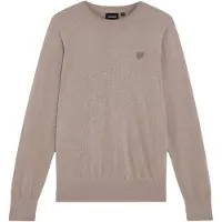 Lyle & Scott Merinowol Trui met Ronde Hals - Bruin