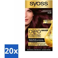 Syoss Oleo Intense - Haarverf - 4-23 - Bordeaux Rood - 115ml x 20