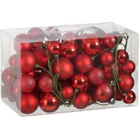 Mica Decorations Kerstballenslinger | | 1.8 meter (Rood)