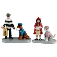 Lemax Halloweenminiatuur Trick-or-treat Companions 12x4x20 cm 2st