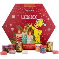 Haribo Adventskalender - 24-delig - geurkaarsjes - veelkleurig