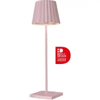 Sompex Troll 2.0 | LED tafellamp voor buiten en binnen | Werkt op accu | Aluminium | Dimbaar | Incl. Inductie | Roze