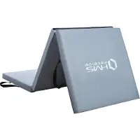 HMS Premium Opvouwbare Fitness Mat - Grijs