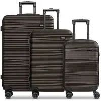 Redolz Essentials 16 3-SET 4 wielen Kofferset 3-delig bruin