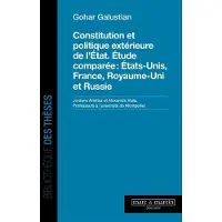 Mare & Martin CONSTITUTION ET POLITIQUE EXTERIEURE DE L'ETAT ETUDE COMPAR