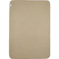 Meyco Baby Jacquard Ledikant Deken - Flannel - Taupe - 100x150cm - 1.0 TOG