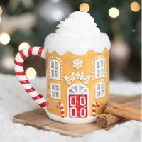 Something Different - Candy Cane Gingerbread House Mok/beker - Multicolours