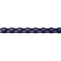 Fellowes Bindrug 6mm 21rings A4 blauw 100stuks - 4 stuks