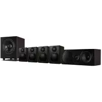 Wharfedale DX-3 5.1 Surround Set Home Cinema – Speaker Set met 8" Subwoofer – Passieve Speakers – Surround Systeem – Zwart
