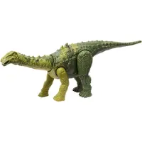 Mattel Jurassic World Wild Roar Dinosaurus Speelgoed met Geluid & Aanvalsbeweging Nigersaurus Poseerbare Actiefiguur 28 cm Lang