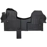 Frogum - No.77 - Automatten 3D - Geschikt voor MERCEDES Sprinter W907 vanaf 2018 - 3-Zits - 1-delig - TPE Rubber - Zwart