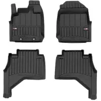 Frogum - No.77 - Isuzu D-MAX III vanaf 2019 - Automatten set - 4-deurs Double Cab - TPE Rubber - 6 cm Rand