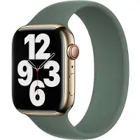 Apple Siliconen solobandje voor de Watch | 44/45/46/49 mm - Maat 12 - Eucalyptus