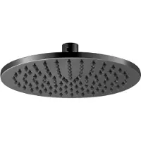 Boss & Wessing Hoofddouche bws sensa rond 30 cm gunmetal pvd