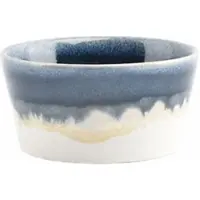 Salt & pepper Kom Flow Blauw 10 cm (Set van 4)