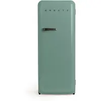 Create - Koelkast in retrostijl - Sage - Handvat Zwart - FRIDGE RETRO 281L