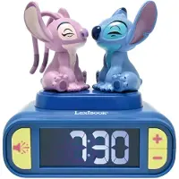Stitch & Angel Nachtlampje Wekker met geluiden