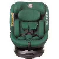 4Baby Enzo-Fix Autostoeltje 40-150cm I-Size Draaibaar Navy Groen