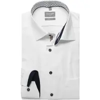Olymp Luxor Comfort Fit Overhemd wit, Effen