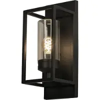 Lumidora Wandlamp 74754 - Voor buiten - ANTIBES - E27 - Zwart - Metaal - Buitenlamp - IP44