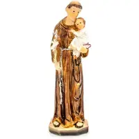 0 0 Heilige Antonius beeldje Polystone 15 cm