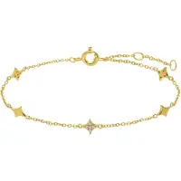 Lucardi Armband 'Modernes Basic' goud