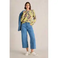 White Stuff Tia Wide Leg Crop Jean Denim Multi Size: 16 REGULAR | Jeans Outlet | Dames | Blauw