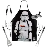 Thumbs Up BBQ Set - BBQ Set (Grillzange, Grillgabel, Wender und Schürze inkl. Tragetasche) - voor Geen - meerkleurig - Maat Standard