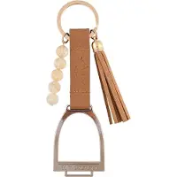 Hv Polo Sleutelhanger Hvprubia Stijgbeugel Bruin