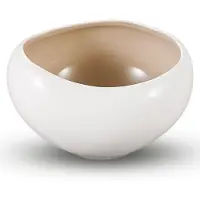 Bricard Barles Kommenset - 6-delig - Wit/Taupe - Ø12,2x11,5x7,6cm