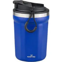 Rubytec Shira Mugshot - 200 ml - Thermosbeker - Koffiebeker To Go - Vacuüm Drinkfles - Thermosfles - Waterfles - RVS Drinkfles - Urenlang Koud of Warm Drinken - Lekvrij - BPA-vrij - Blauw