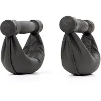 Nohrd Swing Dumbbells Shadow 1 kg – zwart echt leer