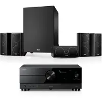Teufel CONSONO 35 + Yamaha RX-A2A "5.1-Set" Home cinema Zwart