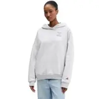 Adidas Dames 3 Strepen Studio Hoodie Light Grey Heather