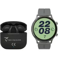 Techmade Dynamic 2 SmartHorloge - Bundelpakket met Oortjes