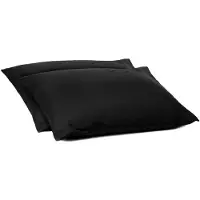 Zelesta Wonderbed Kussensloop Set van 2 - Black 60x70cm