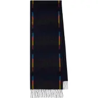 Paul Smith Scarf Bright Tracks Navy Maat: OS | Outlet | Heren | Blauw