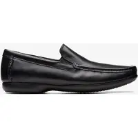 Clarks Finer Zon Zwarte Leren Schoenen