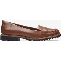 Clarks Griffin Milly Tan Leren Schoenen