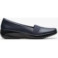 Clarks Kaetlyn Rhea Marineblauwe Leren Schoenen