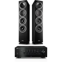 Teufel THEATER 500 + Yamaha R-N800A Stereo Zwart