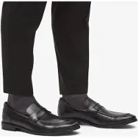 Clarks Brandon Stap Zwarte Leren Schoenen