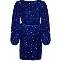 Noella Teagan wikkeljurk in marineblauw/blauw