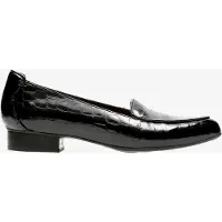 Clarks Keesha Luca Zwarte Patenten/Krokodillenleer Schoenen
